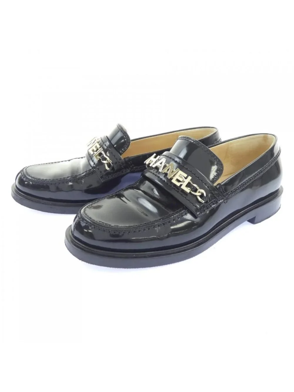 Chanel Loafers Shoes Black